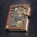Steampunk Gear Retro Notebook Artwork Level Handmade Exquisite Novelty Gift 16 x 12cm