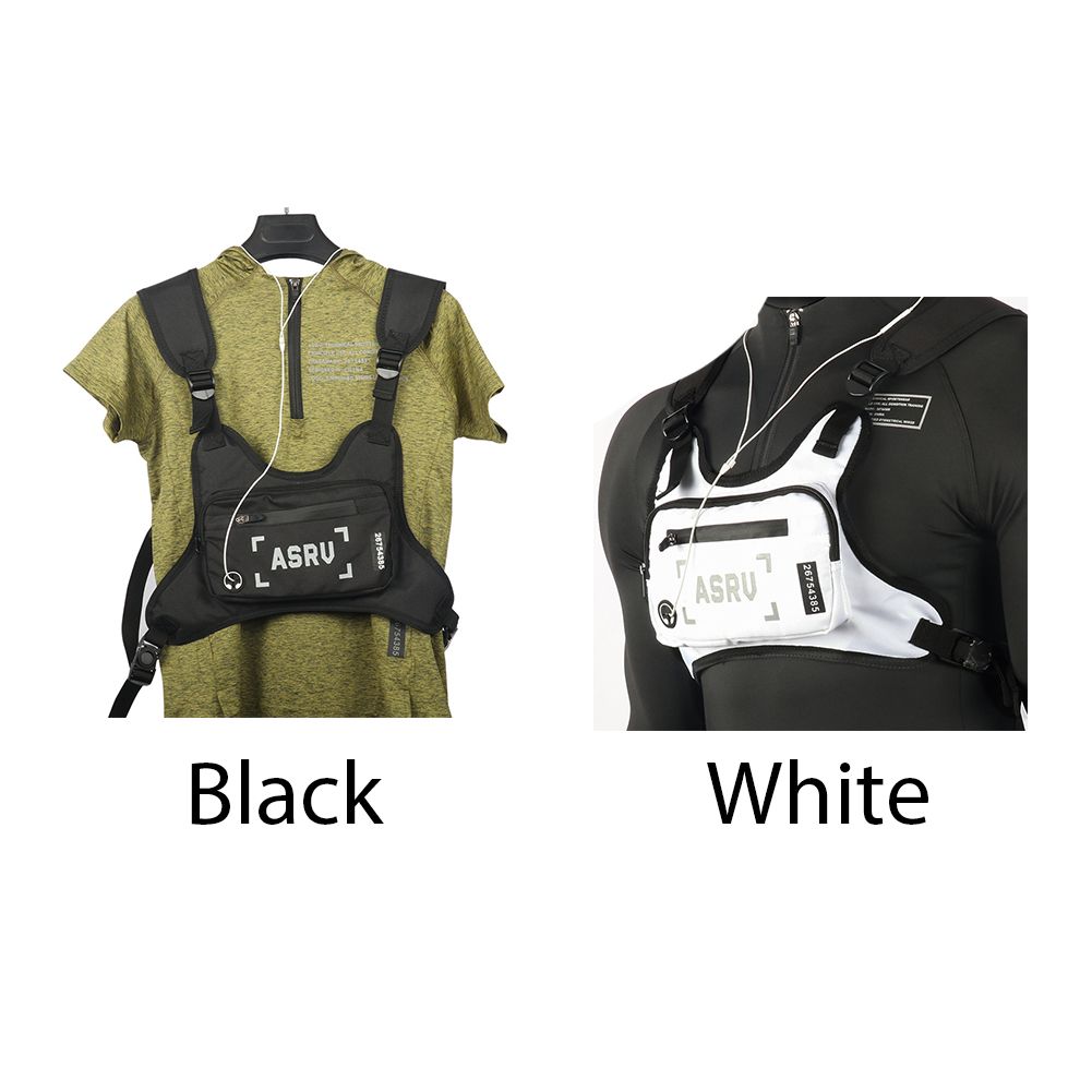 Vest Pack Portable Reflective Strap Men Chest Bag Outdoor Cycling Sports Adjustable Fashion Tactical Fishing Waterproof Backpack