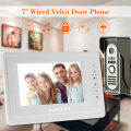 KKmoon 7'' TFT LCD Wired Video Door Phone System Visual Intercom Doorbell 800x480 Indoor Monitor 700TVL Outdoor Infrared Camera
