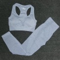 gray blue bra set