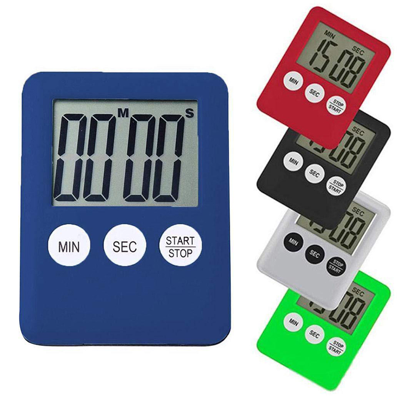 Mini Digital Kitchen Time Timer Magnetic Clock Stop Watch Study Cooking Shower Countdown Electronic Lap Timer Kitchen Gadgets