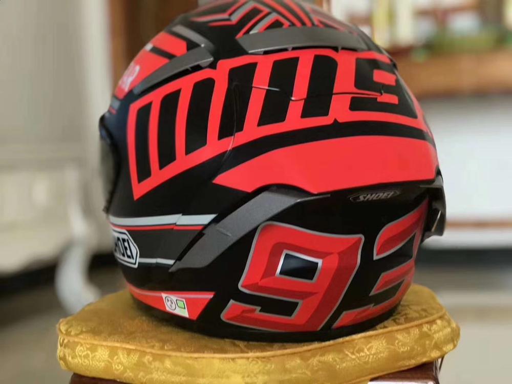 Full Face Motorcycle helmet X14 93 Marquez Helmet black ant Riding Motocross Racing Motobike Helmet