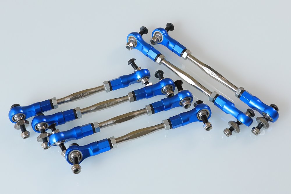 Alloy Front & Rear turnbuckle set(2 pcs rear and 4 pcs front) for Losi 5ive t ,ROVAN LT ,KM X2