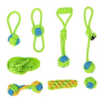 Benepaw Eco-friendly Cotton Dog Rope Toys Durable Small Medium Big Pet Dog Chew Toys Interactive Teeth Cleaning Puppy Play