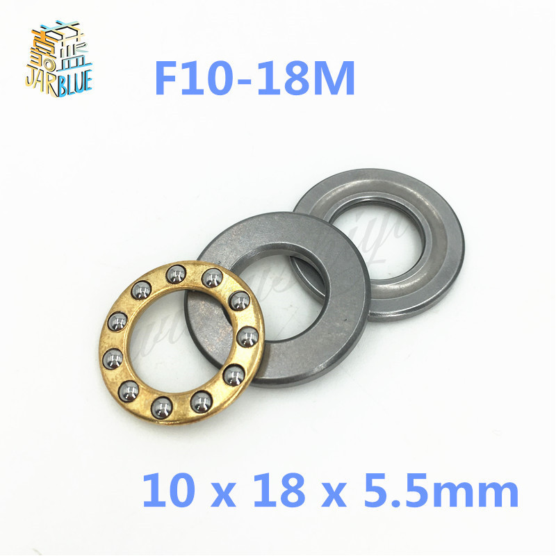 Free shipping 10pcs F10-18M Axial Ball Thrust Bearing 10mm x 18mm x 5.5mm miniature thrust ball bearing RC Models