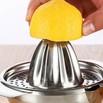 Portable lemon orange manual fruit juicer 304 stainless steel kitchen accessories tools citrus 100% hand pressed juice maker