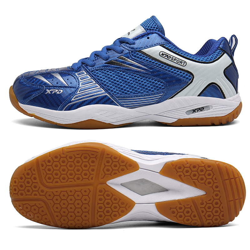 New Training Badminton Shoes Men Blue Anti Slip Tennis Shoes Male Breathable Volleyball Sneakers Quality Tennnis Sneakers