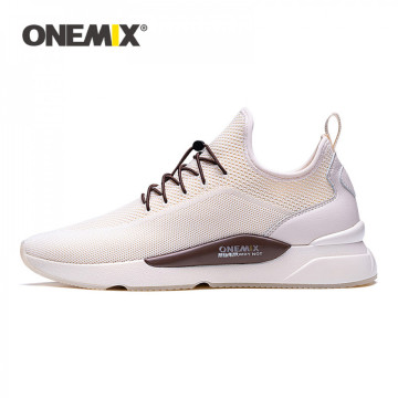 ONEMIX Men Tennis Shoes Slip On Breathable Classics Style Jogging Shoes Gym Fitness Trainer Tenis Man Sneakers Sport Shoes