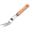Lightweight Garden Manual Transplanting Weeding Fork Grass Remover Wood Handle Trimming Cultivating Digging Pull Grubber