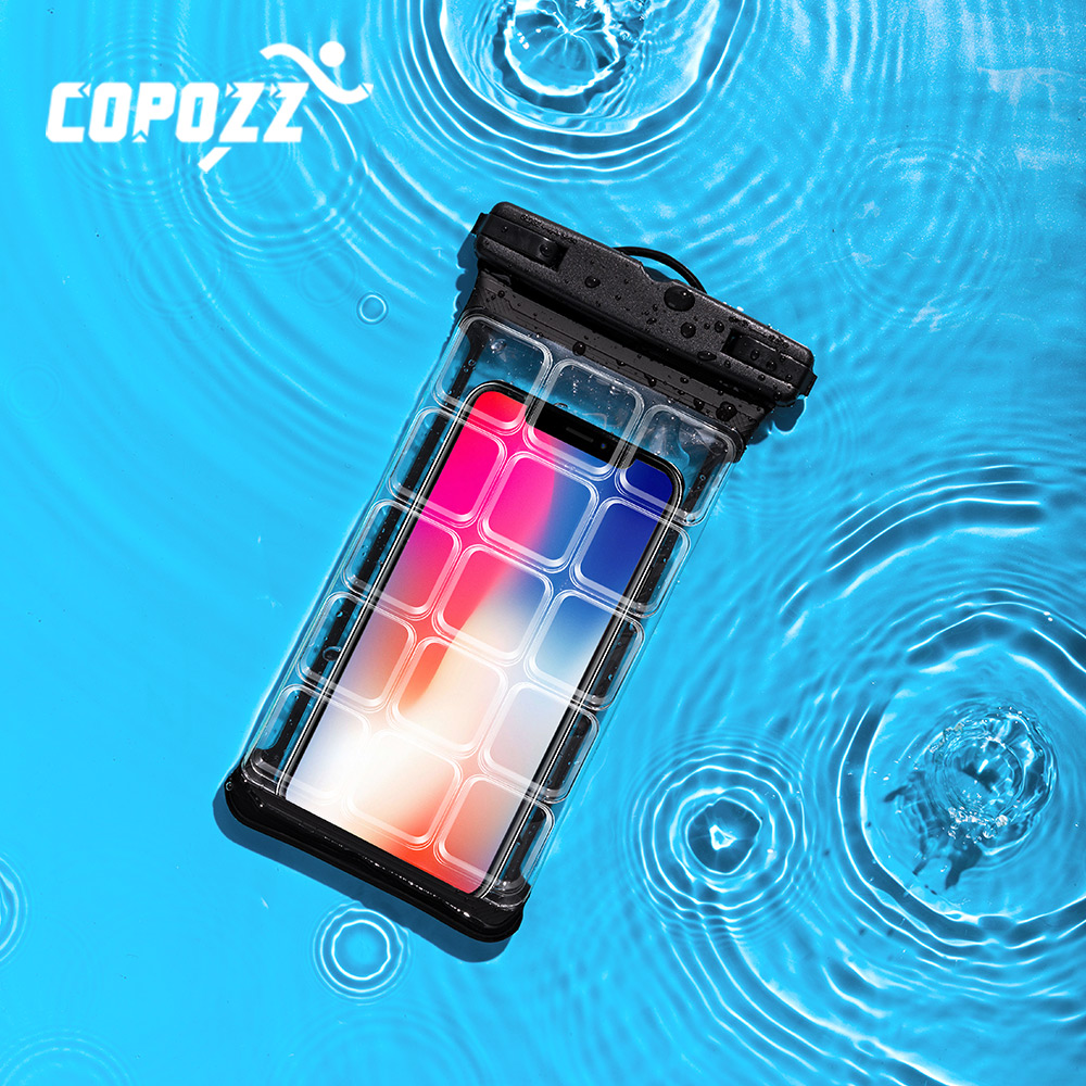 COPOZZ Skiing&Snowboarding Waterproof Phone Case Cover Touchscreen Mobilephone Diving Bag Pouch for iPhone Xiaomi Samsung Meizu