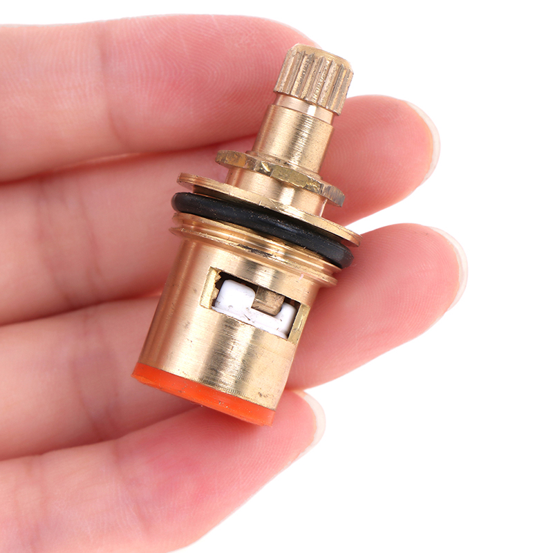 1pcs 1/2" 20 Copper Teeth Ceramic Tap Cartridge Disc Quarter Turn Valve Replaceme Faucet Cartridges Accessories