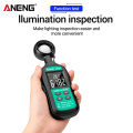 ANENG GN201 Luxmeter Digital Light Meter 200K Lux Meter Photometer UV Meter UV Radiometer Handheld Illuminometer Photometer