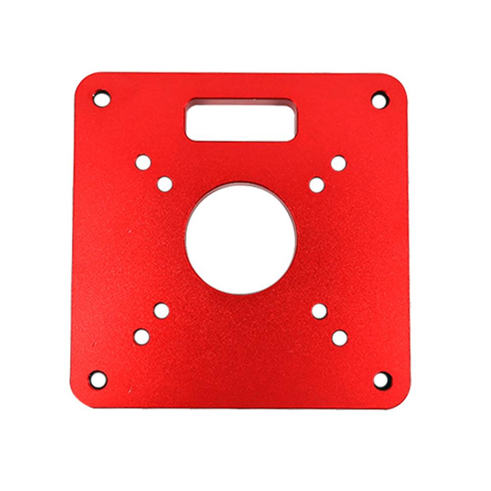 Aluminum Router Table Insert Plate For Woodworking Benches Router RT0700C Woodworking Table Insert Plate Mounting Base Plate