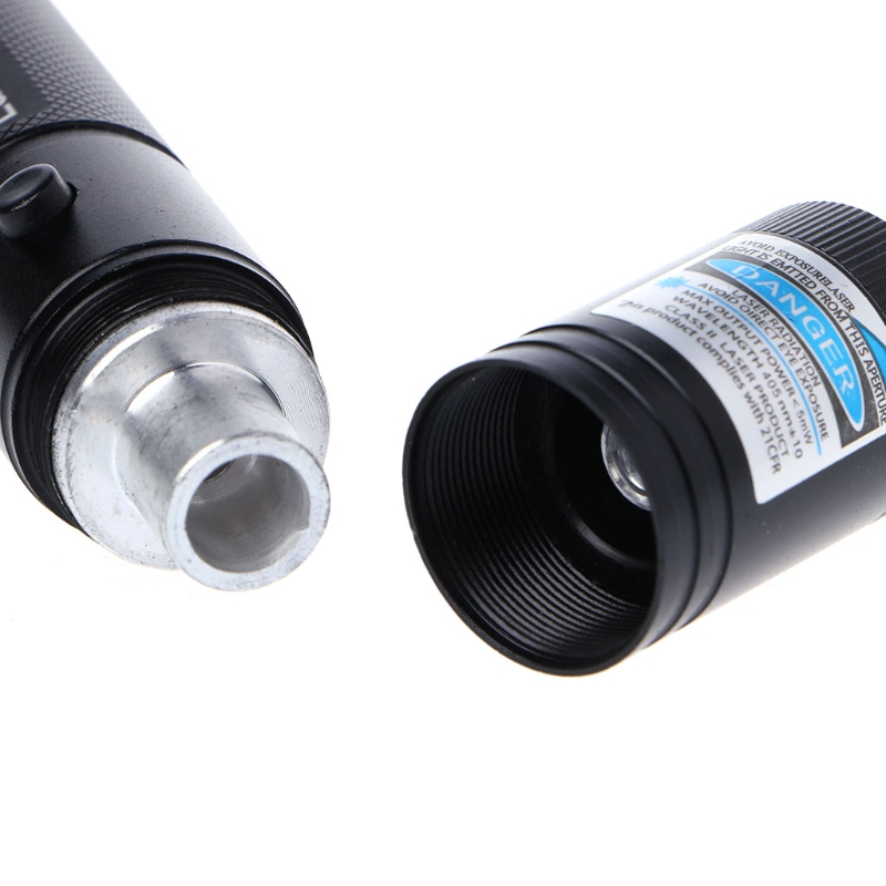 405nm 5mW 301 Blue-Purple Laser Pointer Pen Lazer Adjustable Focus Visible Beam Pointer Pen Flashlight Presenter Beam Light