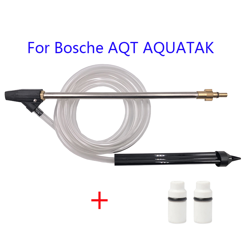 Sand Blasting Hose Quick Connect For Bosche AQT AQUATAK High Pressure Washer With 2 Pcs Ceramic Nozzle Car washers