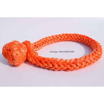 Free Shipping Orange 20mm*150mm Soft Shackles,ATV Winch Shackle,UHMWPE Shackle,Rope Shackle