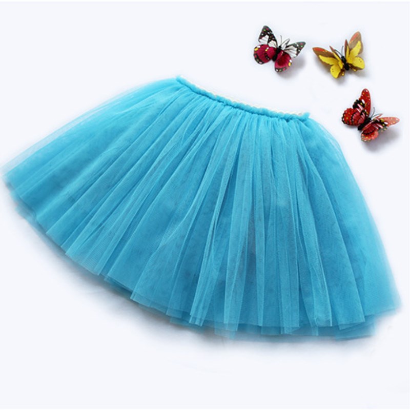 White New Baby Girls Tutu Skirt Ballerina Pettiskirt Fluffy Children Ballet Skirts For Party Dance Princess Girl Tulle Clothes