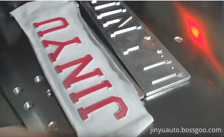 Silicone Label Clothes Embossing Machine Silicone Label Clothes Embossing Machine