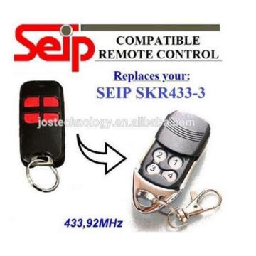 2018 SEIP SKR433-3 garage door replacement remote control rolling code 433,92mhz FINE beautiful