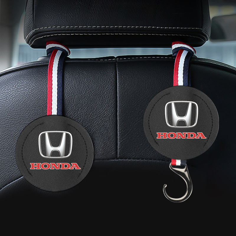 Car Hook Auto Headrest Hanger Bag Holder for Mugen Power Honda Civic Accord CRV Hrv Jazz Accessories Car Styling