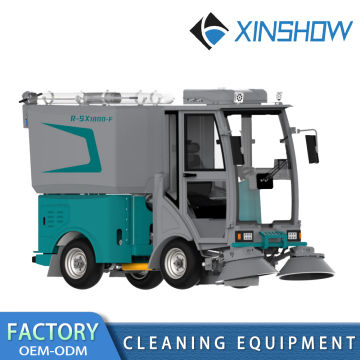 Electric driving sweeper community property road