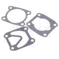 BQLZR Gray Engineering Plastics Paper Air Compressor Cylinder Head Base Valve Plate Sealing Gaskets Pack of 3