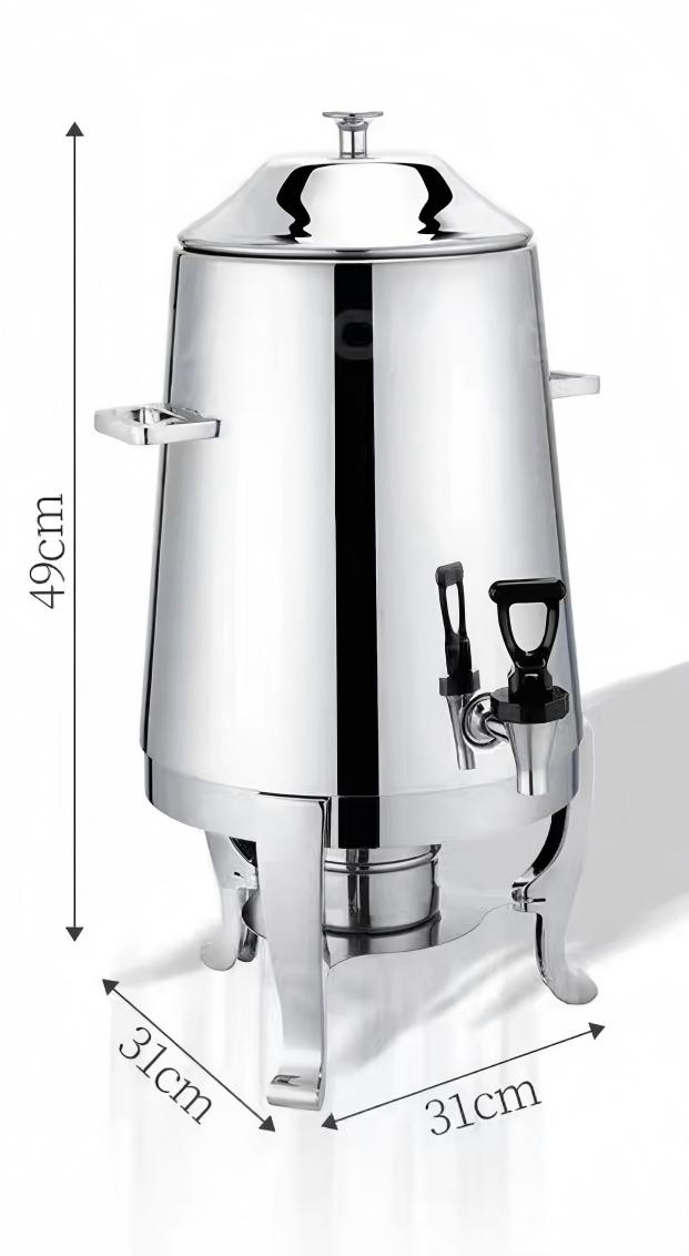 Elegant Stainless Steel Beer Keg.