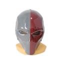 Halloween Black Red Imitation Carbon fiber Full Face Dance Party Prom