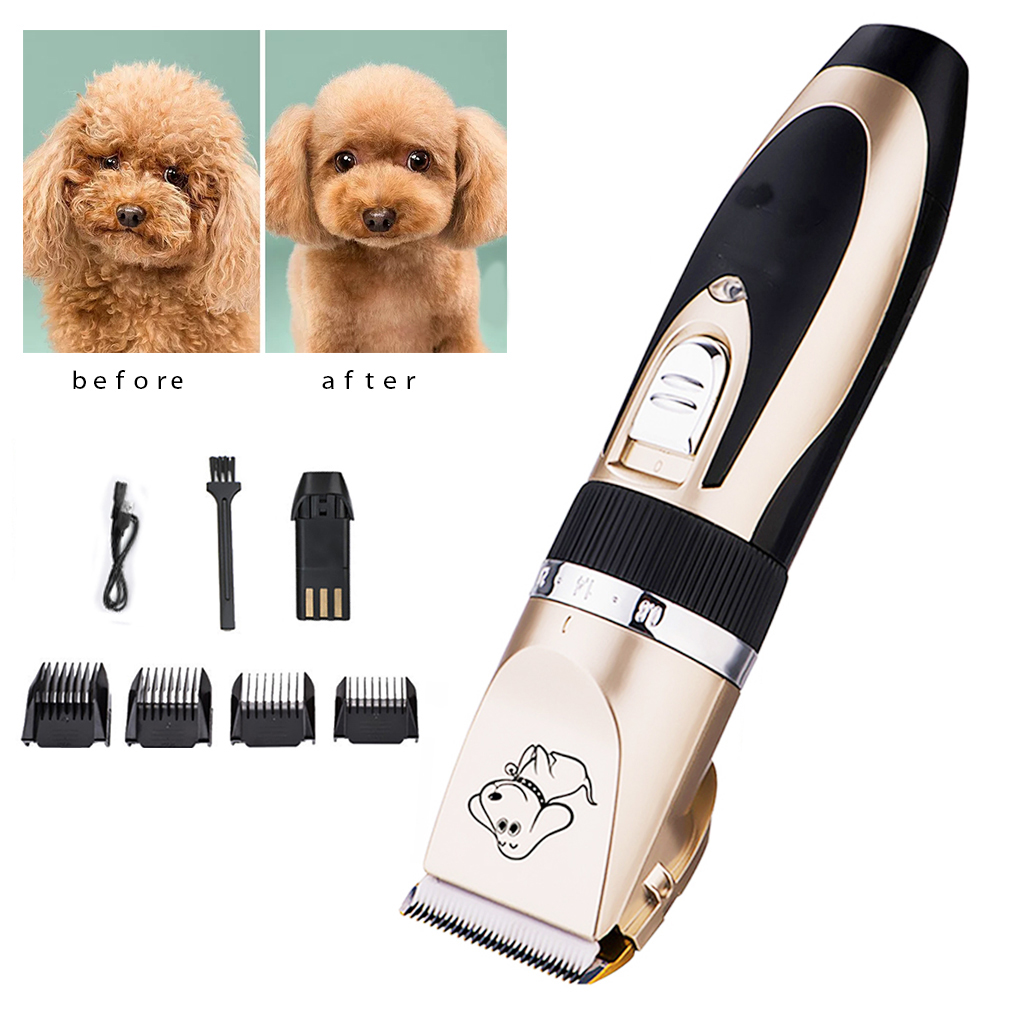 Pet electric hair clippers rechargeable low noise hair trimming scissors grooming instrument cat and dog hair trimmer electric p