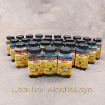 American Import Leather Alcohol Dye Vegetable Tanning Handmade DIY leather craft tools 28 colors 118ml Hand-tools-for-leather