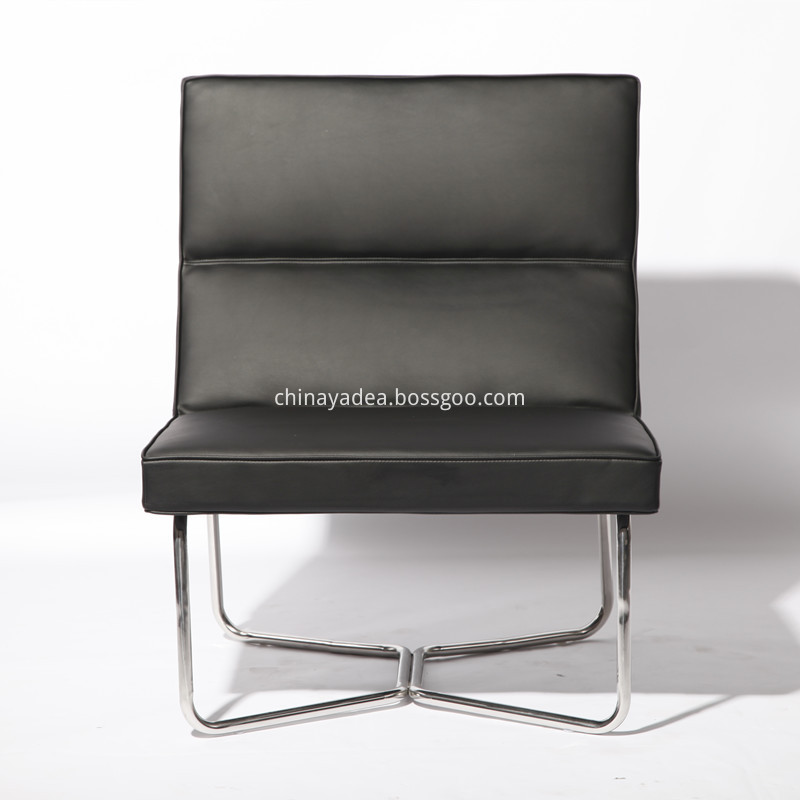 Leather Armless Chair