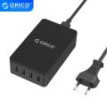 ORICO 4 Port Desktop Charger Adapter 5V 2.4A 15W Quick Charging USB Travel Charger for iPhone Samsung Xiaomi Huawei