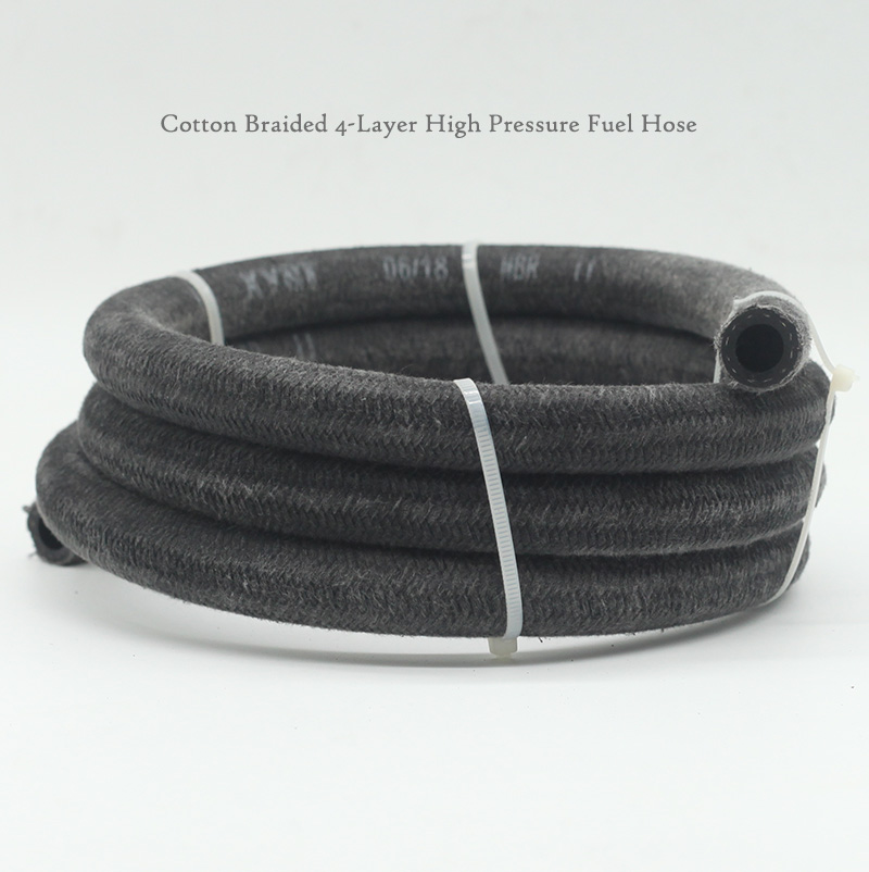 auto cotton braided fuel hose