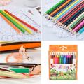 12 Colors Natural Wood Colorful Pencils for Drawing Coloring Pen Art Tool Painting Stationery Office Accessories School