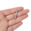 100Pcs M4-25 High Strength Oblique Hole Self-tapping Screws For Pocket Hole Jig #0604