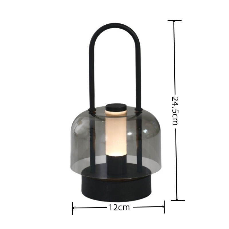 Hotel Restaurant Touch Dimming Rechargeable LED Table Lamp