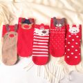 5pcs/lot Kids Socks Children Terry Snowflake Elk Santa Claus Christmas Bear Gift Christmas Cotton Winter Baby Girls Boys Socks