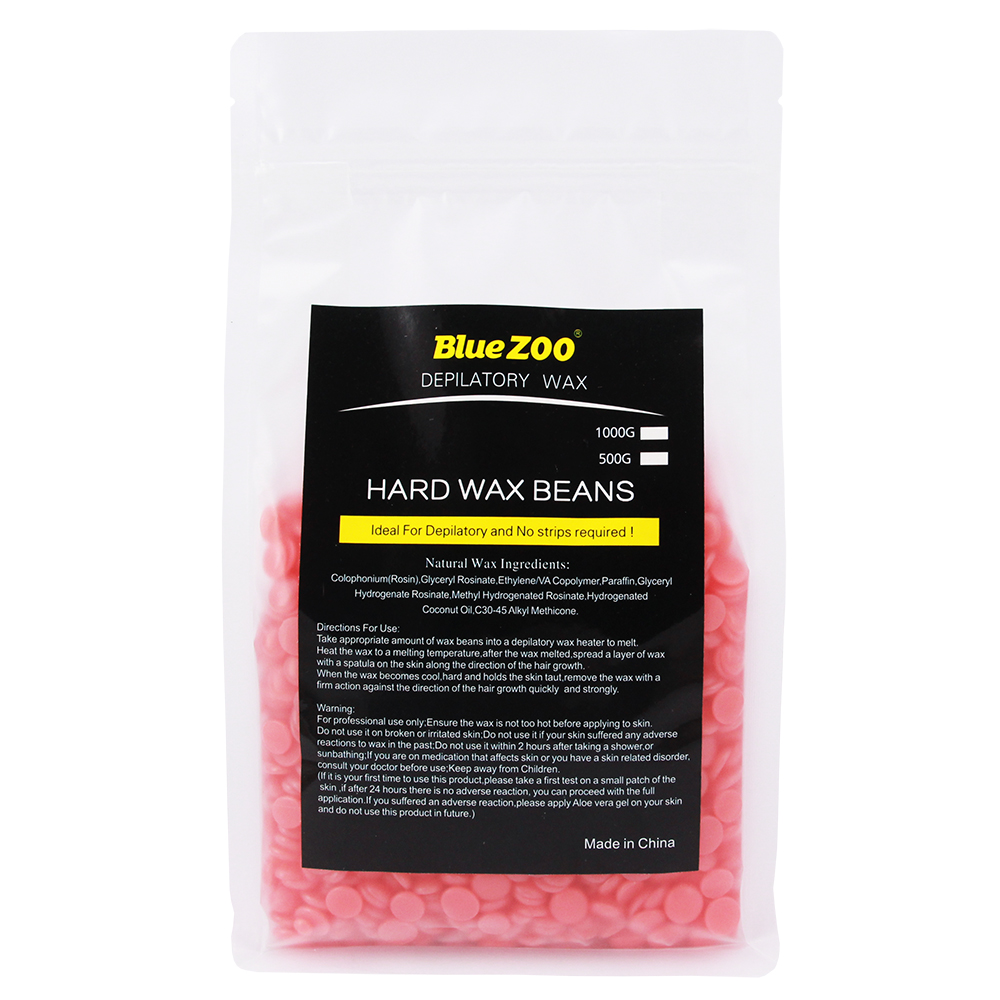 Blue Zoo hard wax beans 500g/bag hair removal cream depilatory wax not wax strips 10 colors lavender wax beans BZ004