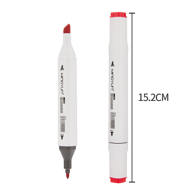 Sketching Markers Dual Tip Art Marker Pens Fine Liner Markers Watercolor Drawing Painting Pen Brush Office For School 04379