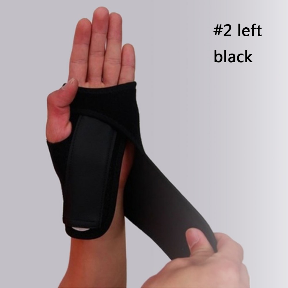 High Quality Wrist Brace Support Splint Sprains Arthritis Black Belt Carpal Tunnel Left Right Hands Wrist Support Brace