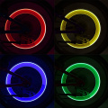 2 Pcs Car Lights Neon Lights Air Cover Tire Rim Valve Wheel Stem LED Lamp Flash Color Tyre Wheel Valve Cap Light Car Tire Valve