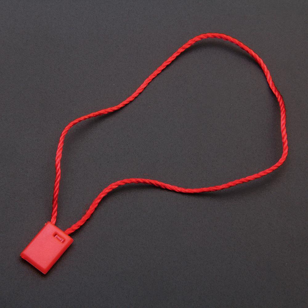 Plastic Square Buckle Label Polyester Lanyard Rope Hanging Tablets for Garment Bag Tag Cards DIY Clothing Accessories 1000pcs