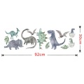 Cartoon Watercolor Dinosaurs Wall Sticker Poster Animals Vinyl Wall Decals for Kids Room Boys Children Mural DIY Home Decor