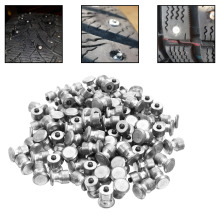 100pcs Winter Wheel Lugs Car Tires Studs Screw Snow Spikes Tyre Sled Snow Ice Chains For Car Motorcycle SUV ATV Truck 8mmx10mm