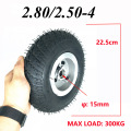 2.80/2.50-4 Solid Tire Wheel 2.50-4 Pneumatic Tyre Wheel for Electric Scooter Electric Vehicle Wheelchair Hand Truck Accessories