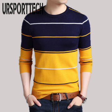 2020 New Sweater Men Casual O-Neck Pullover Men Autumn Slim Fit Long Sleeve Shirt Mens Sweaters Knitted Cashmere Wool Pull Homme