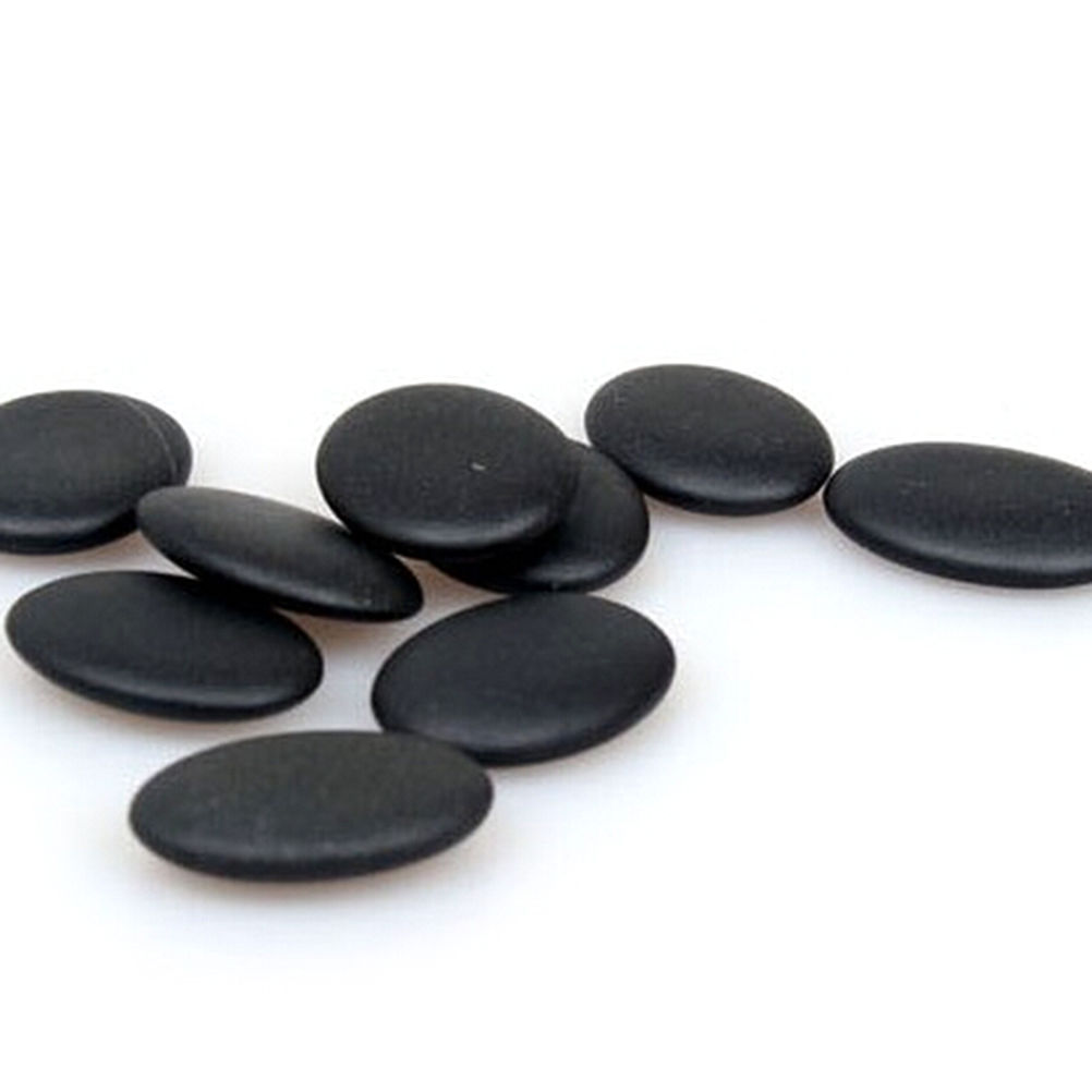 7Pcs/Set Safety Lava Natural 3*4cm Stones Energy Massage Hot Spa Rock Basalt Stones Wholesale