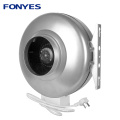 Inline centrifugal fans with big air capacity kitchen ventilation exhaust fan 150mm