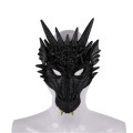 Gothic Punk Dragon Mask Cosplay Costume Halloween Party Mask Men And Women Unisex Animal Mask