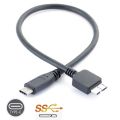 USB 3.1 Type-C USB-C to USB 3.0 Micro B Cable Connector For Macbook, MacBook Pro, MacBook Air 2018 to External Hard Drive